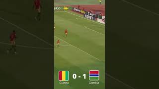 Africa Cup of Nations AFCON 2022  Guinea vs Gambia  0  1  CAF  shorts sports [upl. by Saturday]