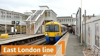 London Overground trains on the East London line – Part 1 [upl. by Hjerpe]