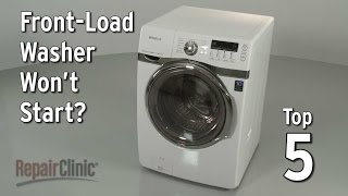 Washer Won’t Start — Washing Machine Troubleshooting [upl. by Notliw55]