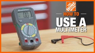 How to Use a Multimeter  The Home Depot [upl. by Enoval141]