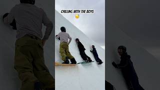 The pipe was closed for a private shoot 👍snowboarding snowboard skiing tips funny tricks [upl. by Onra]