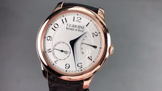 FP Journe Chronometre Souverain CS G 40 A FP Journe Watch Review [upl. by Nguyen]