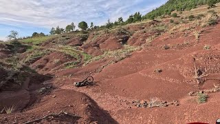 VTT tour du lac de Salagou avec quelques chutes [upl. by Ahoufe]