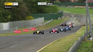 S5000 Sandown huge crash for Alex Davison [upl. by Eneleoj]