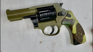 22 revolver Indian IOF NIDAR repair Of stuck chamber problem solved license required pewpew [upl. by Nnyleahs]