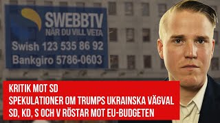 Swebbtv Nyheter 28 november 2024 [upl. by Molloy]