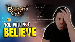 The Most Tragic Honour Mode Run in Baldurs Gate 3 History [upl. by Nnahgiel]