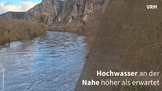 Hochwasser an der Nahe steigt höher als erwartet [upl. by Earlene]