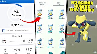 TRUCO PARA ECLOSIONAR HUEVOS SIN CAMINAR amp MUY RAPIDO  POKEMON GO [upl. by Ute]