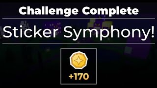 Sticker Symphony Weekly Challenge Exercise using Stella in Tower Heroes Roblox 10282024 [upl. by Nhguaved290]