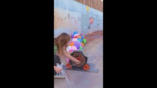 Verwandlung von geplatzten Luftballons in eine DIYLautsprecherlampe mit Gips und Harz ♻️🎈✨ [upl. by Asilrahc]