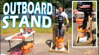 Outboard Motor Stand Build [upl. by Ahserak]