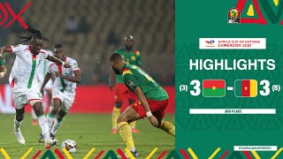 Burkina Faso 🆚 Cameroon Highlights  TotalEnergiesAFCON2021 3rd Place [upl. by Norven]