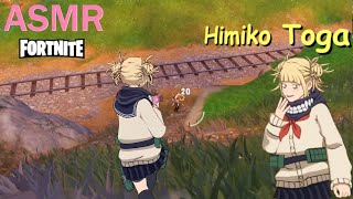 Fortnite ASMR New Himiko Toga skin in nobuild mode [upl. by Icken]