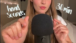 ASMR  30 Minutes of EVERY HAND SOUND Finger Flutters Snapping Scratching  More [upl. by Teevens]