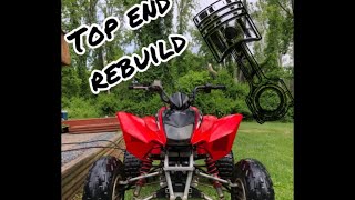 Honda TRX 250EX  Top End Rebuild [upl. by Maidie]