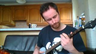 Clawhammer banjo open g tuning slide blues [upl. by Ahsaya679]