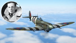 Battle of Normandy career Desmond Bridgeman Spitfire IXc 1 [upl. by Binnie785]