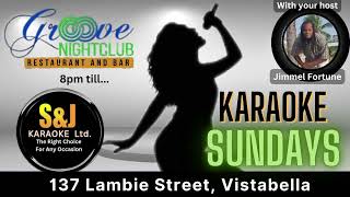 Live karaoke snippet at Grooves Night Club Restaurant and Bar [upl. by Hartfield]