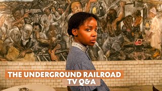 The Underground Railroad  TV QampA with Thuso Mbedu Joel Edgerton Aaron Pierre amp Sheila Atim [upl. by Annailuj361]