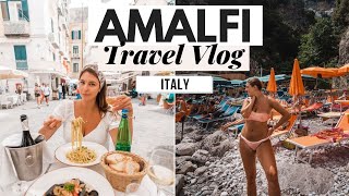 Amalfi Italy Vlog Best Restaurants amp Beaches on Amalfi Coast [upl. by Halpern]