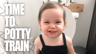 Potty Training Our 19 Month Old While Caring For Our Newborn [upl. by Don1]