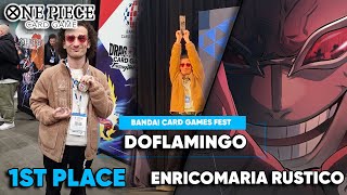 1st PLACE BANDAI CARD GAMES FEST UTRECHT 2250 PLAYERS  BLUE DOFLAMINGO  ENRICOMARIA RUSTICO👑🐐 [upl. by Leavitt]