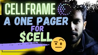 🚨 CELLFRAME ONE PAGER FOR CELL🚨 [upl. by Esorrebma333]