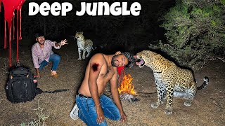 Solo Deep Jungle Challenge Gone Very Wrong 😑 एक साथी को लेपर्ड 🐆 ले गया… [upl. by Harewood302]