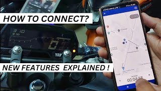 Yamaha FZ V4 Bluetooth  Step By Step Process To Connect SmartPhone  Yamaha Motorcycle Connect App [upl. by Waverly]