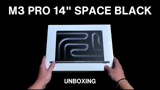 MacBook Pro M3 Pro Space Black Unboxing [upl. by Katlaps]