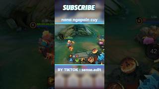 IQ NANA 999 🤯mobilelegends mlbb funny fyp [upl. by Enom]