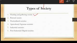 Types of Society State Society and Civic Engagement Sociology BS BSPS ADP Political science [upl. by Fredie]