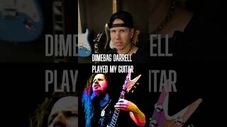 Dimebag Darrell played my guitar guitarist dimebagdarrell pantera guitarplayer storytime [upl. by Woodruff553]