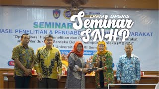 SEMINAR SNHP 2023  LPPM UPGRIS [upl. by Arykat]