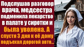 Подслушав разговор врача медсестра подменила лекарство в палате у сиротки и была уволена А спустя [upl. by Jeanie829]