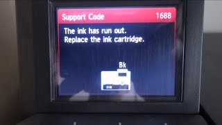 How to reset printer ink level error on a Canon Printer [upl. by Mckenzie]