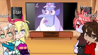 past star vs the forces of evil characters react [upl. by Araz472]