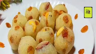 RAVA LADOO RECIPE  Rava coconut laddu  soft amp moist mouth melting ladoo  suji ke laddu [upl. by Rigby]