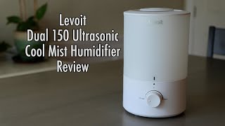 Levoit Dual 150 Ultrasonic Cool Mist Humidifier Review  Unboxing Accessories Overview amp Operation [upl. by Obel555]