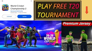 How To Play Free T20 World Cup In Wcc2  Wcc2 New Update Review  Wcc2 New Update  Wcc2 Game Tips [upl. by Diantha]