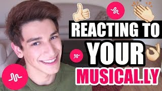 REACTING TO MY SUBSCRIBERS MUSICALLYS [upl. by Liahus]