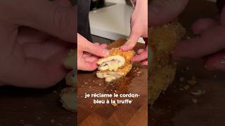 RECETTES DE CHEF POUR LES FÊTES ÉPISODE 9  CORDON BLEU À LA TRUFFE 🤩🎉Part 1 recette cuisine [upl. by Zweig]