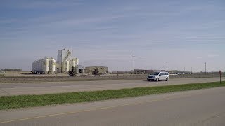 Lethbridge Alberta to Coaldale Town Driving Tour of Highway in Canada Countryside [upl. by Helen]