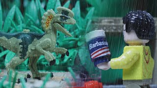 LEGO Jurassic Park stop motion animation  set 76958  4K [upl. by Aihsaei]