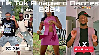 best of tik tok amapiano dance challenge  2024 💚💙🔥 evipostrw viralshort amapiano dance shot [upl. by Alexio705]