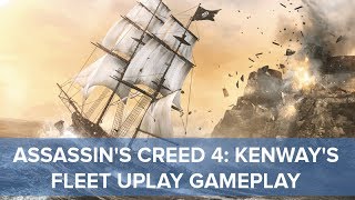 Assassins Creed 4  Kenways Fleet Exclusive Uplay Gameplay  Eurogamer [upl. by Neel]