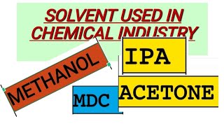 Solvent Used In Chemical Industry Formula Boiling point Density Flash pointsolvent chemical [upl. by Routh]