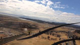 Landing at Gnoss Field in a Cessna 210 [upl. by Deana180]