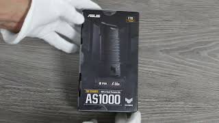 ASUS TUF Gaming AS1000 Portable SSD Unboxing [upl. by Lika54]